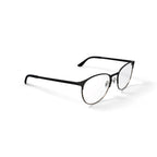  Unisex Size 53 Phantos Prescription Eyeglasses with Case, Black on Arista