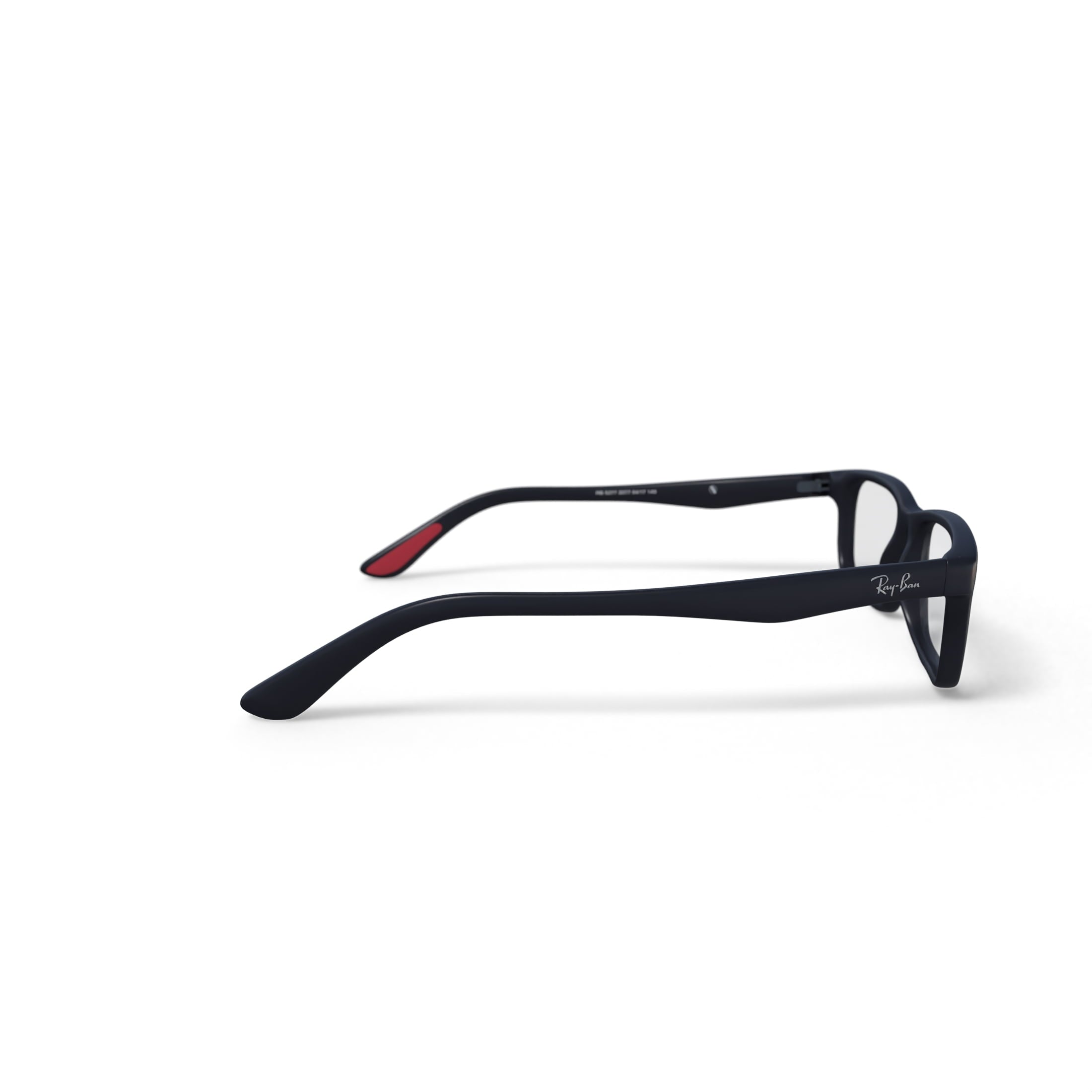  Unisex Size 54 Rectangular RB5277 Optics Prescription Eyeglasses with Case, Sand Black