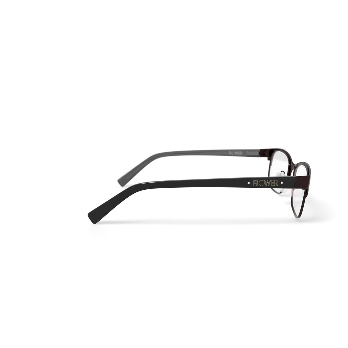 Flower Women's FLR6018 Helen Prescription Eyeglasses with Case, Light Brown