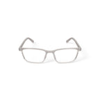 Men's BE118 Hawthorn Square Prescription Eyeglasses with Case, Crystal