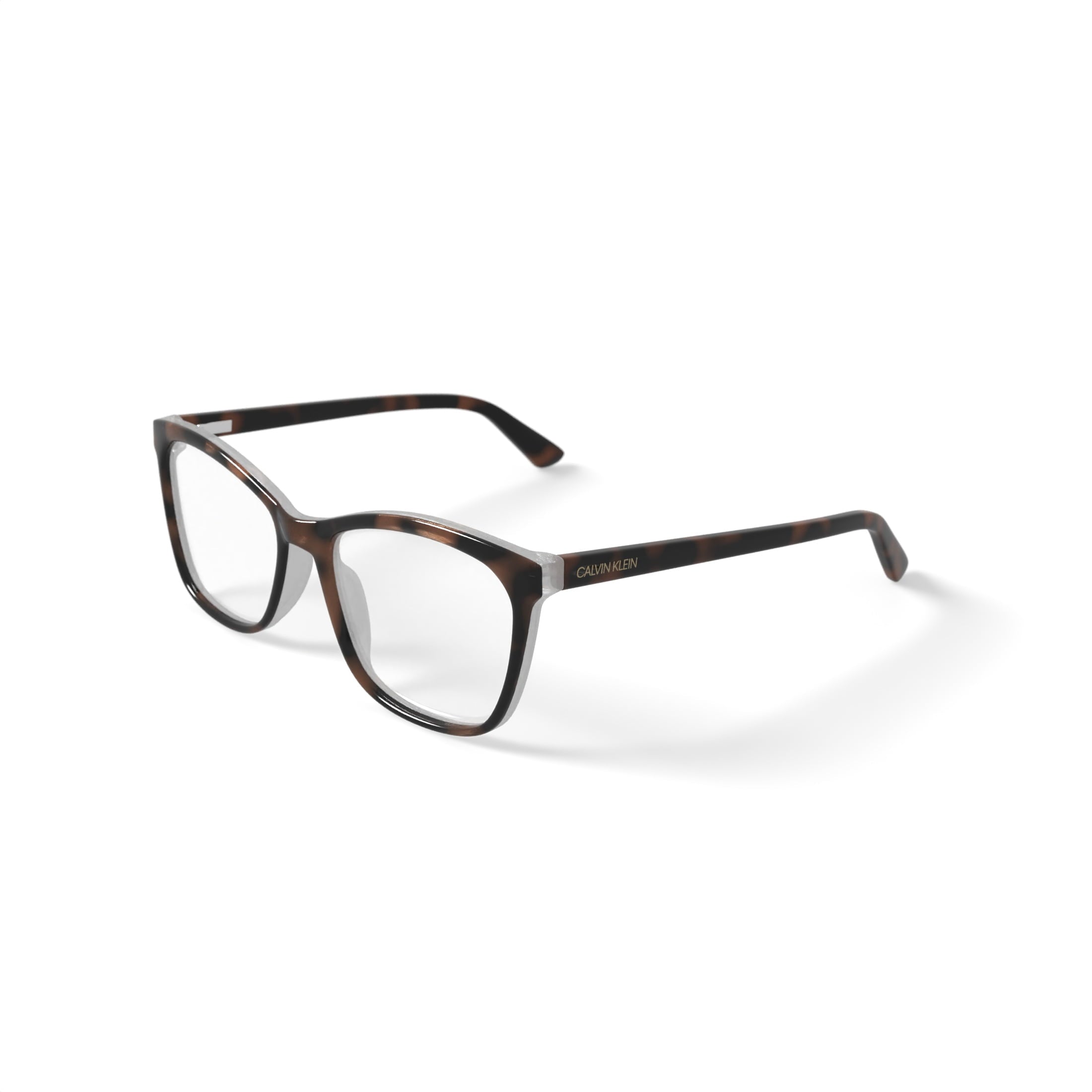 Women's CK19529G Prescription Eyeglasses with Case, Blue Tortoise