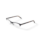 Women's DK3000 Prescription Eyeglasses with Case, Brown