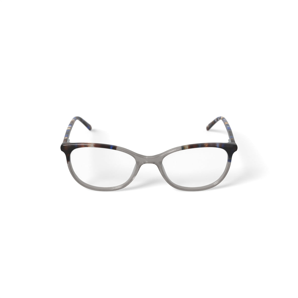Flower Women's FLR6051 Prescription Eyeglasses with Case, Amber Crystal