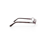 Women's WLO416 Rectangular Prescription Eyeglasses with Case, Plum