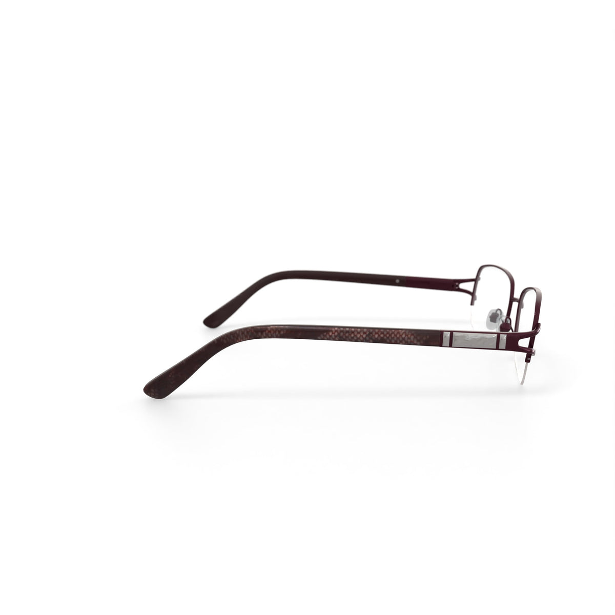 Women's WLO416 Rectangular Prescription Eyeglasses with Case, Plum