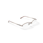 Women's M163 Oval Prescription Eyeglasses with Case, Gold