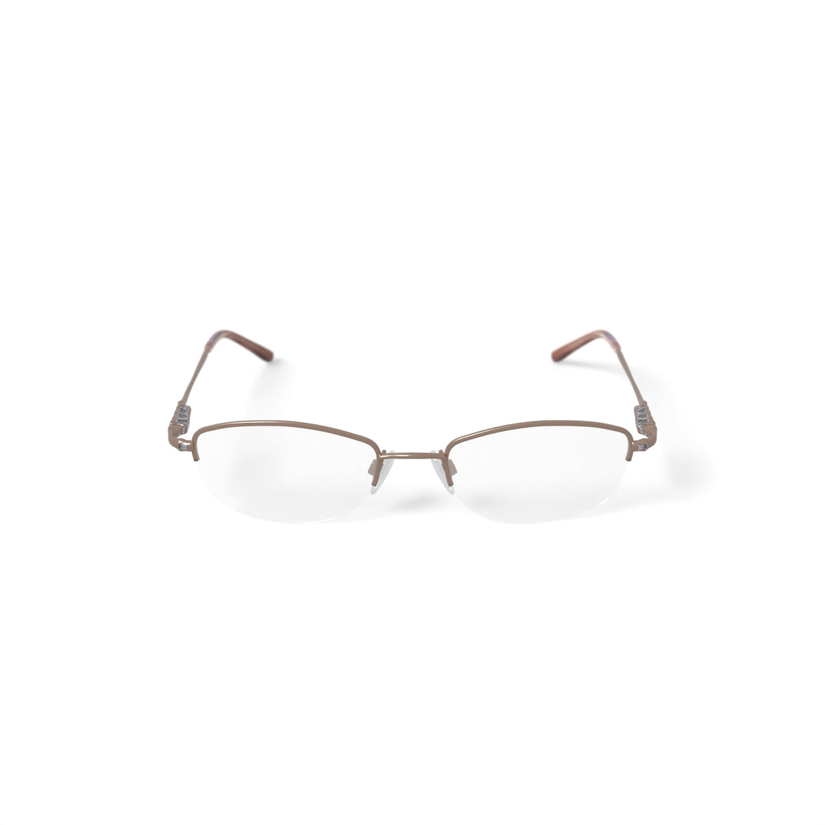 Women's M163 Oval Prescription Eyeglasses with Case, Gold
