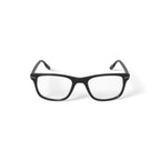 M America Men's MU111 Square Prescription Eyeglasses with Case, Black