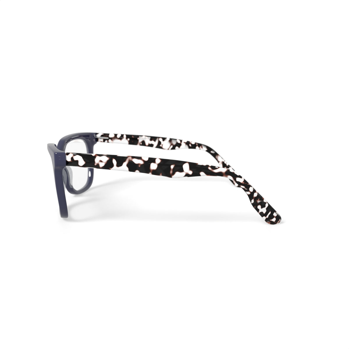 M America Women's Irving Square Prescription Eyeglasses with Case, Blue