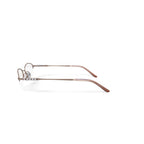 Women's M163 Oval Prescription Eyeglasses with Case, Gold