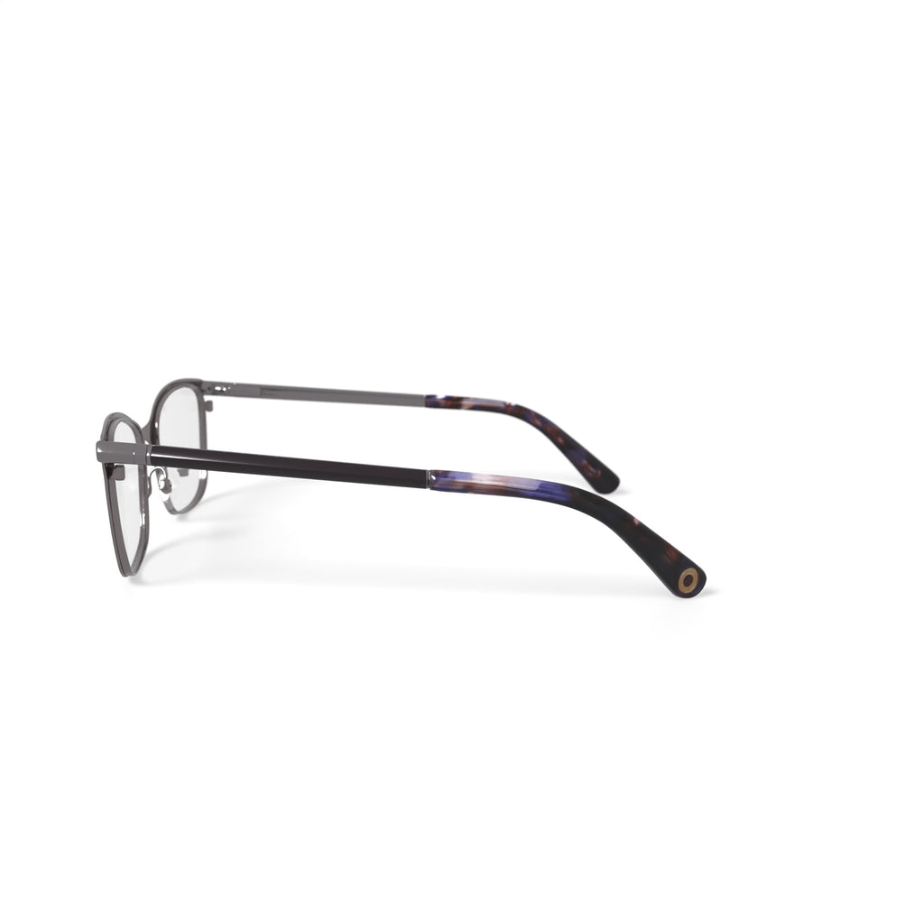 Women's NLO5012 Prescription Eyeglasses with Case, Plum