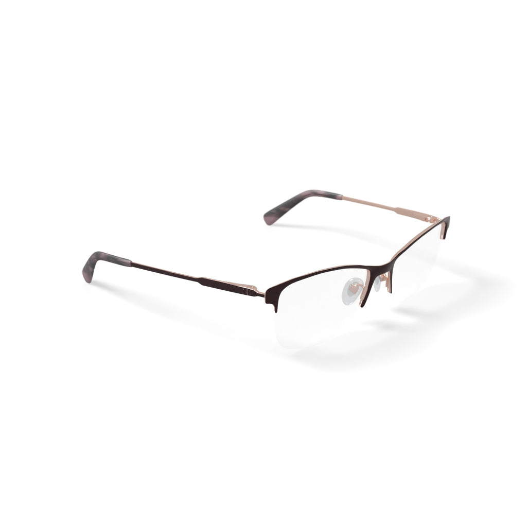 Kenneth Cole Women's KC0843-1 Browline Prescription Eyeglasses with Case, Pink