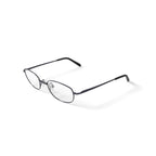 Via Milano Men's Manuel Oval Prescription Eyeglasses with Case, Gunmetal