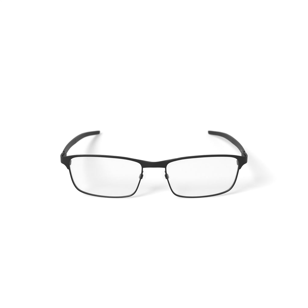 Men's MC002 Craig Rectangular Prescription Eyeglasses with Case, Matte Black