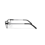 Men's HV707 Browline Prescription Eyeglasses with Case, Black