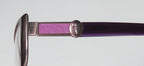 NEW TRUSSARDI 12507 WOMENS/LADIES DESIGNER FULL-RIM TITANIUM MAUVE / VIOLET TITANIUM OPTICAL FRAME DEMO LENSES 53-16-135 FLEXIBLE HINGES EYEGLASSES/EYE GLASSES