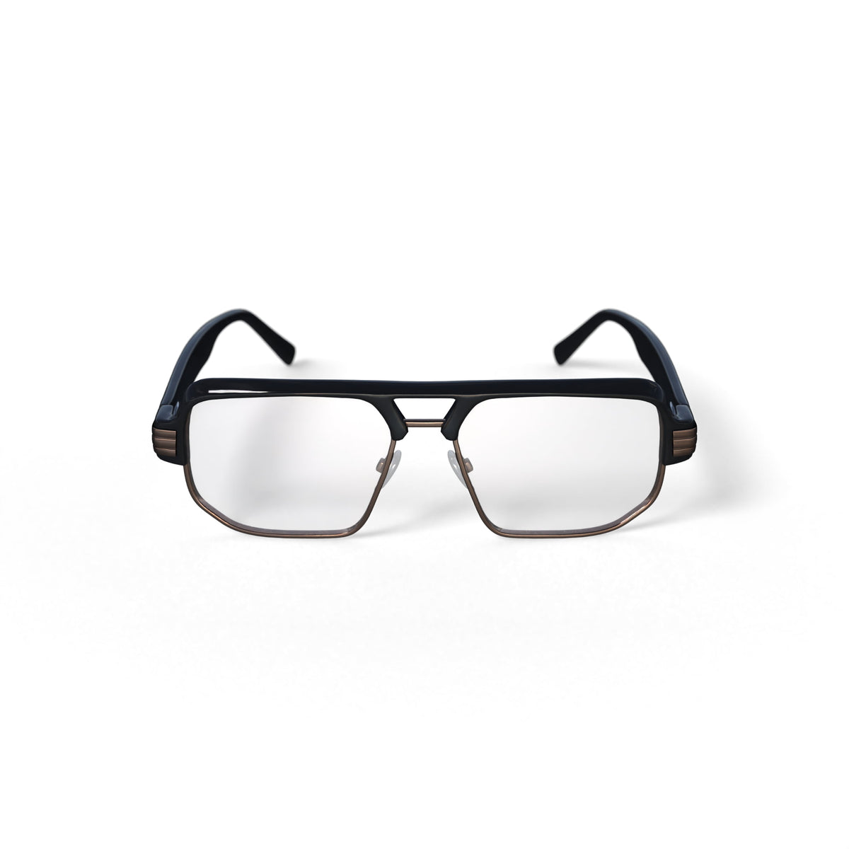 Reverb Men's RVMO5110 Prescription Eyeglasses with Case, Black