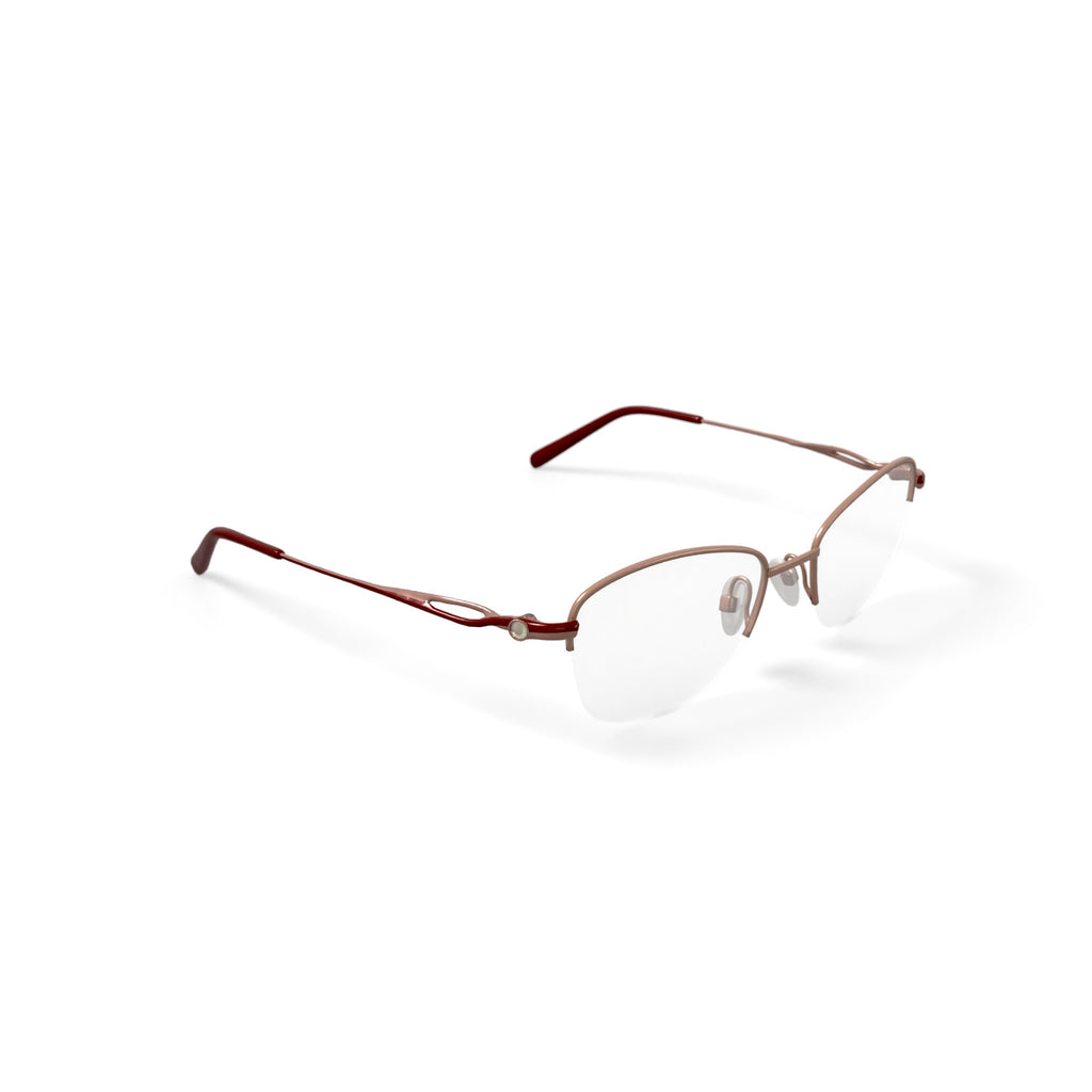 Women's MK10404 Oval Prescription Eyeglasses with Case, Gold