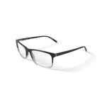 Men's BE26 Boabab Rectangular Prescription Eyeglasses with Case, Black Gold