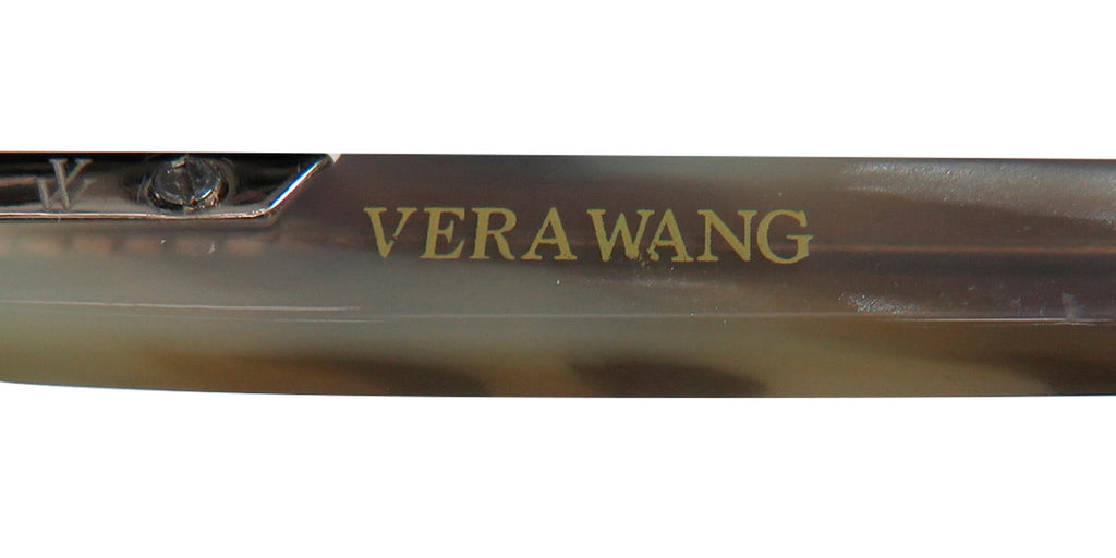 NEW VERA WANG V358 WOMENS/LADIES CAT EYE FULL-RIM ROSE GOLD FRAME DEMO LENSES 50-15-130 SPRING HINGES EYEGLASSES/EYE GLASSES