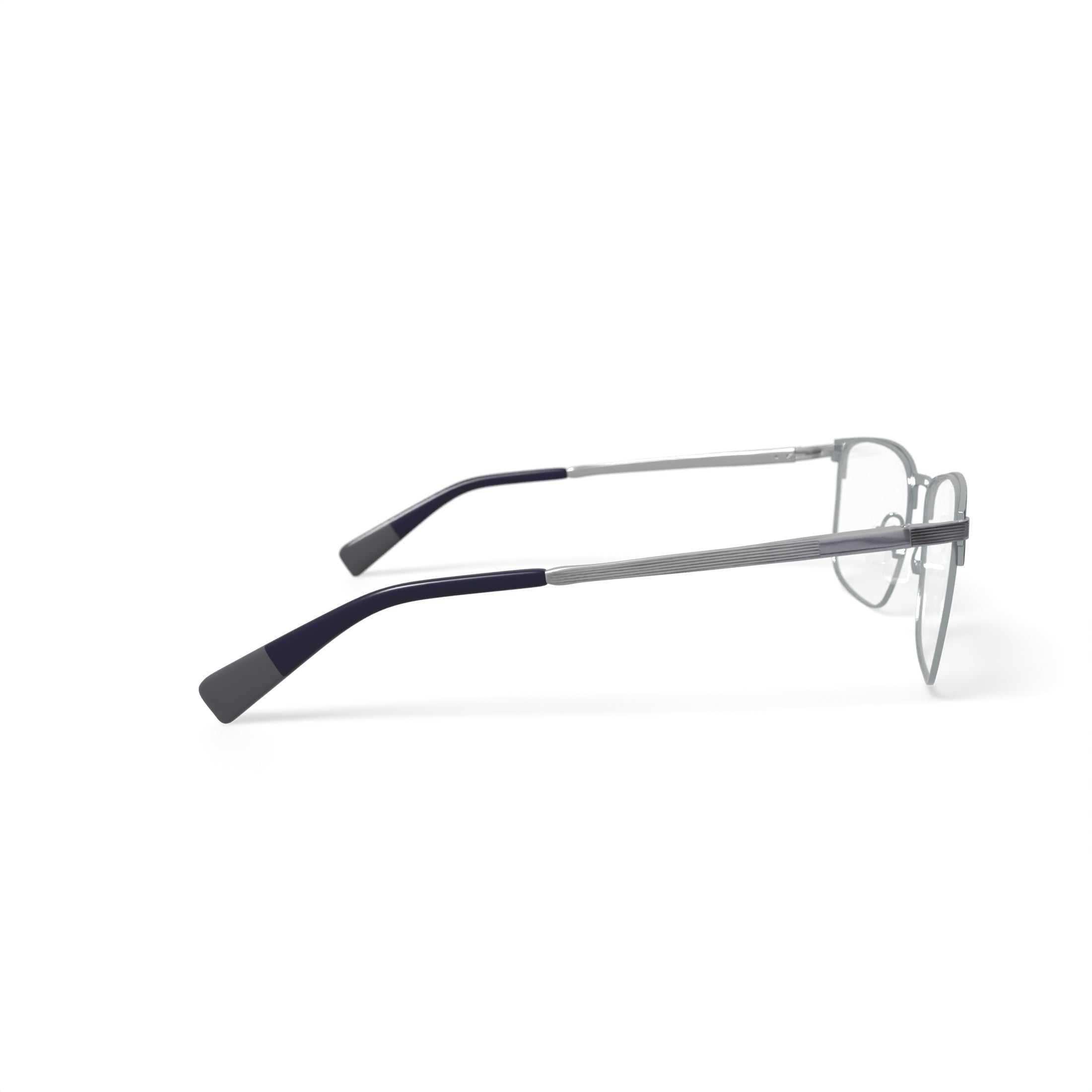 Men's MC010 Joseph Browline Prescription Eyeglasses with Case, Black
