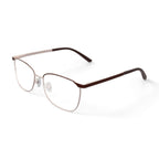 Women's WM402155-1 Browline Prescription Eyeglasses with Case, Gold