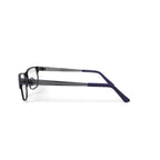 Mens HV705 Square Prescription Eyeglasses with Case, Navy