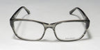 NEW VERA WANG LUXE JACQUETTE WOMENS/LADIES RECTANGULAR FULL-RIM HORN FRAME DEMO LENSES 52-16-135 SPRING HINGES EYEGLASSES/EYEWEAR