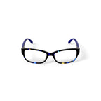 Elizabeth Arden Women's EA6060 Rectangular Prescription Eyeglasses with Case, Blue