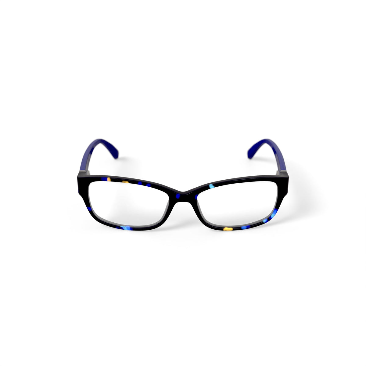 Elizabeth Arden Women's EA6060 Rectangular Prescription Eyeglasses with Case, Blue