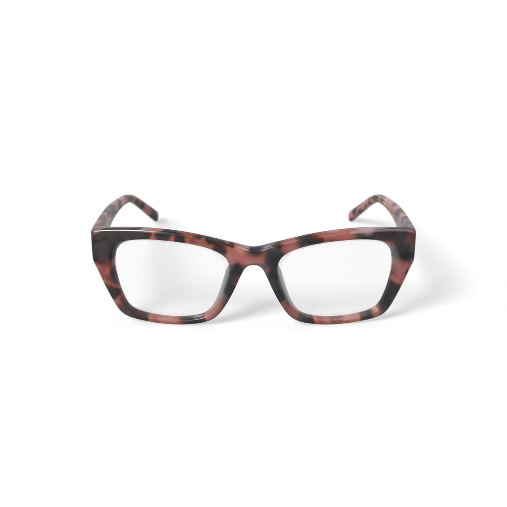Women's DK5021 Prescription Eyeglasses with Case, Brown