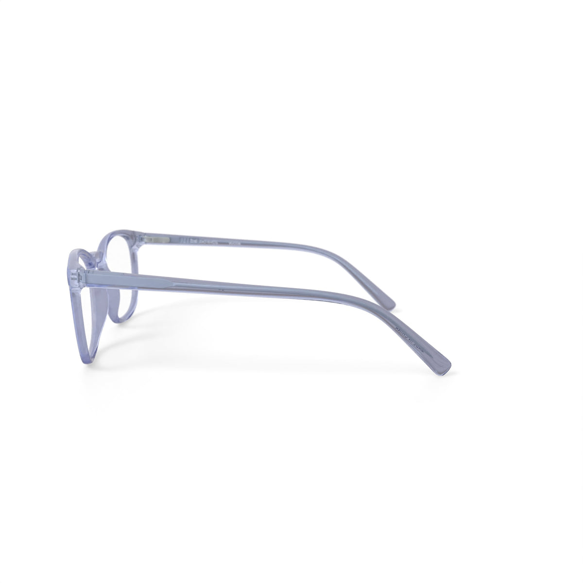 Men's BE31 Yucca Round Prescription Eyeglasses with Case, Crystal